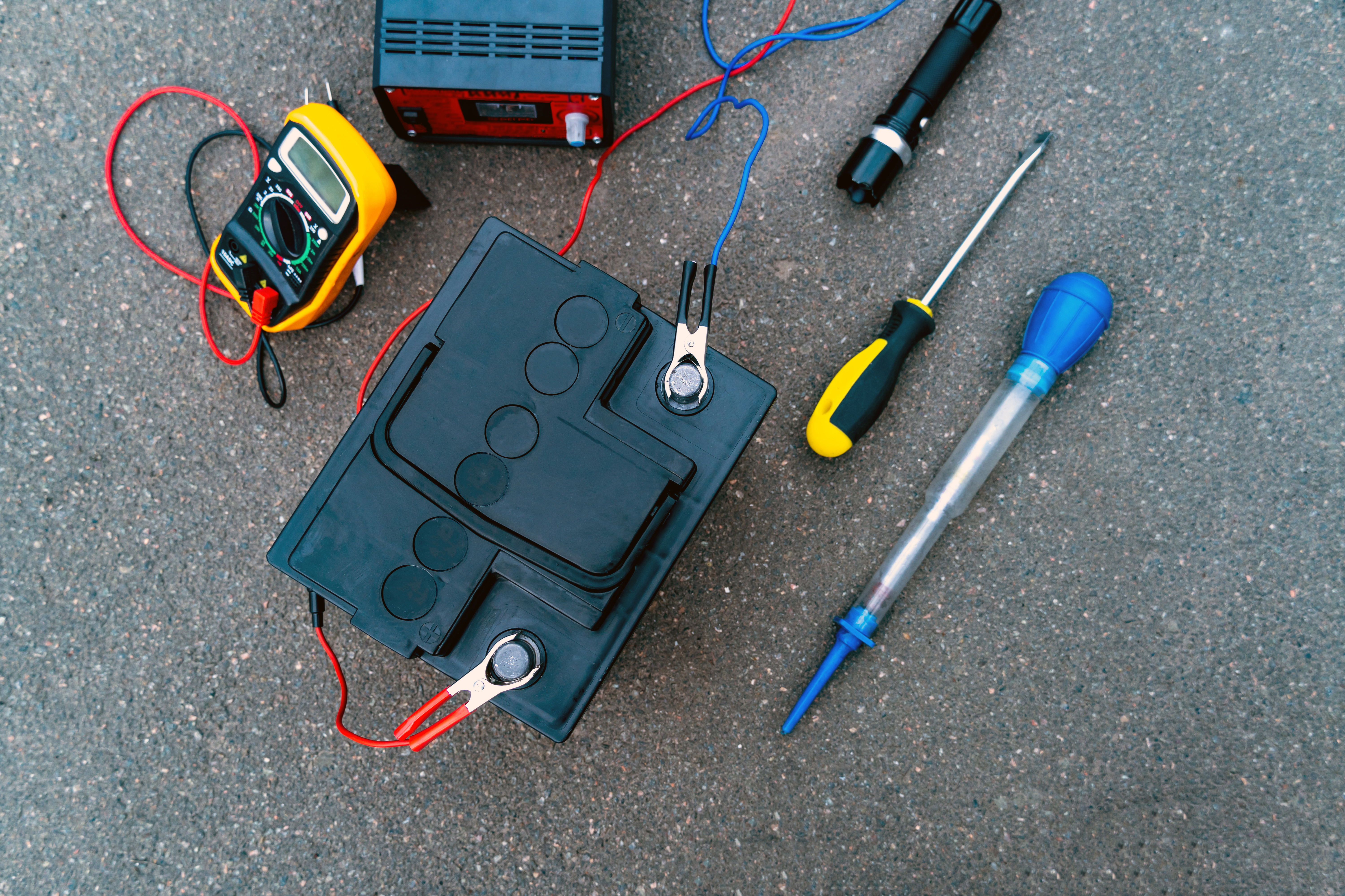 Tools required for maintaining batteries