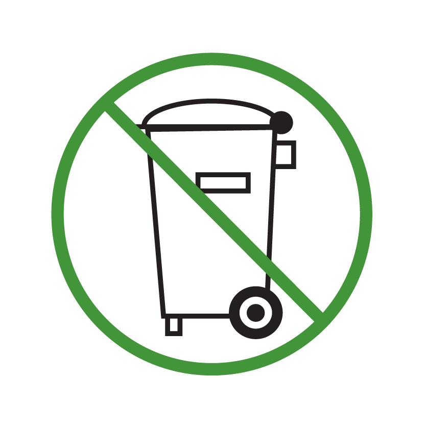 no garbage datasheet icon