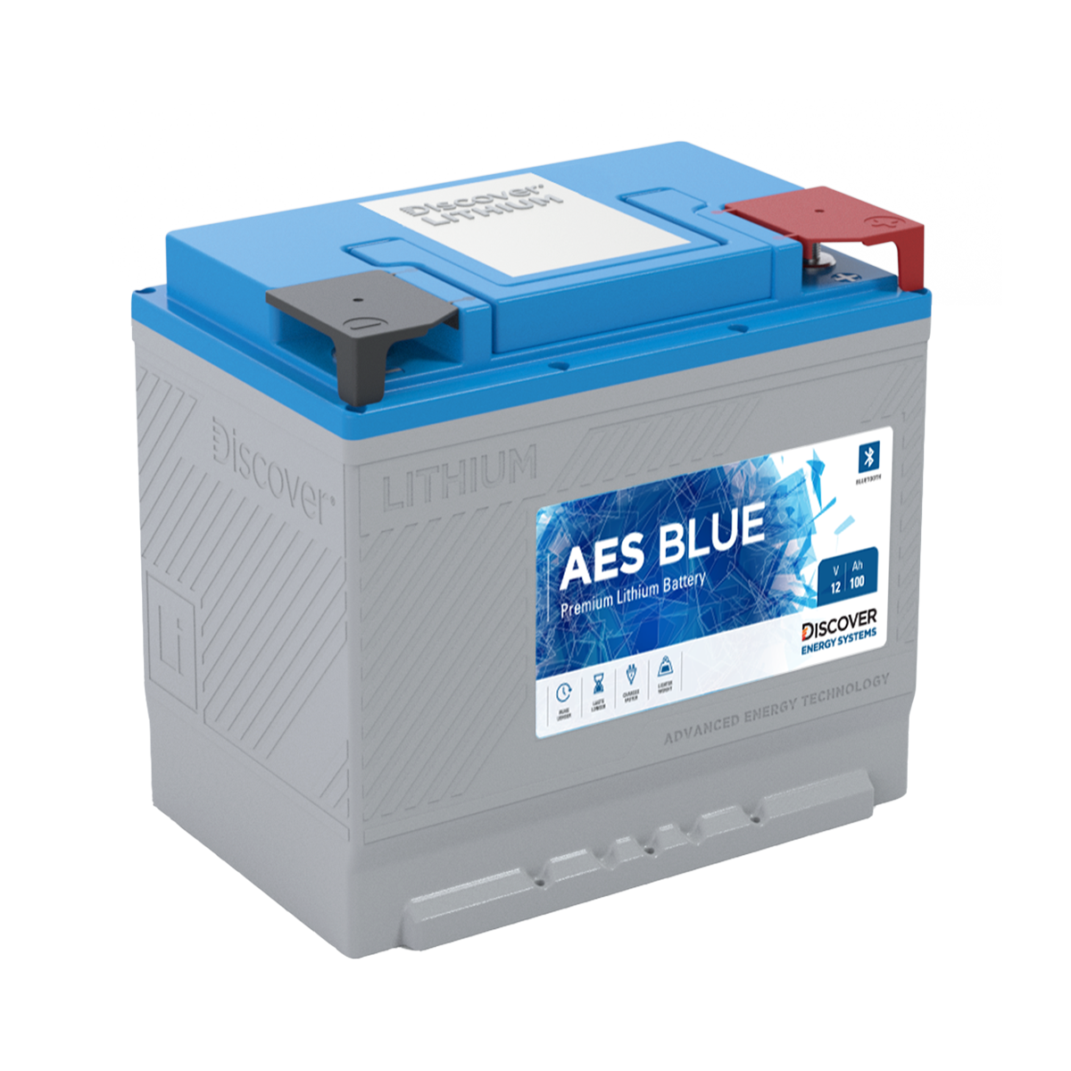 DLB-G24-12V AES BLUE LiFePO4 Lithium Battery