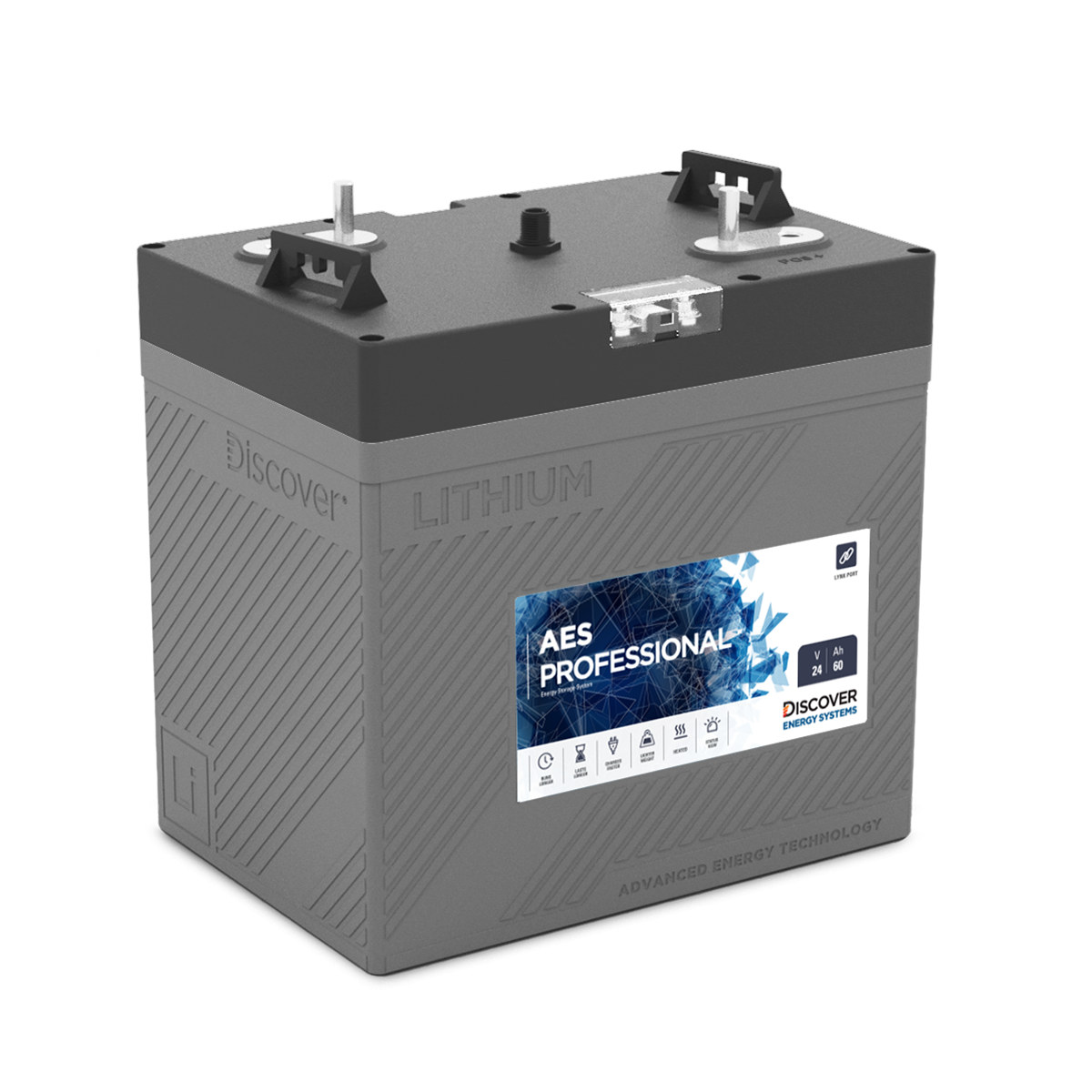 DLP-GC2-24V AES PROFESSIONAL LiFePO4 Lithium Battery